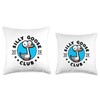 Silly Goose Club Funny Cute Cartoon Animal Big Eyes Throw