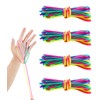 XPEX 4 Pack Finger Twisted Strings, Flexible Strings for Kids,