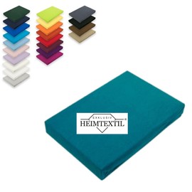 EXKLUSIV HEIMTEXTIL Brand Jersey Fitted Sheet Flat Sheet Elasticated Hem