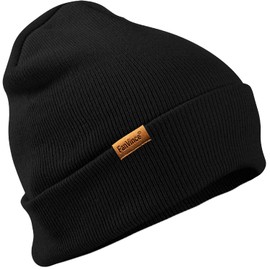 Beanie for Men Women Winter Skullies Cap Thermal Accessories with Soft Fleece Lining Dark Gray