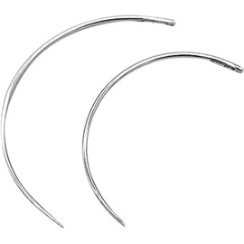 10Pcs Silver Veterinary Suture Needles for Animal Surgical Needle and Fur Sew Tool,1028 Sewing Notions and Supplies Machine Needles，Sewing Needles,Sewing Notions,Machine Needles