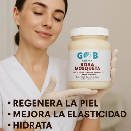 Crema De Rosa Mosqueta Ozonizada - Gob - 450 G Todo Tipo De Piel