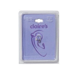Claire's Exclusive Hoop Cartilage Earring with Moon and Gemstone Stud Sphere