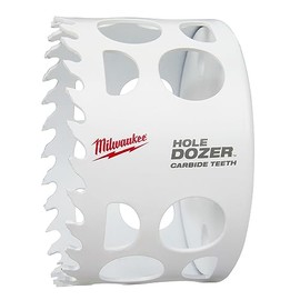 Milwaukee Hole Dozer 49-56-0741 Multi-Purpose Hole Saw, 3-3/4 in Dia, 1-5/8 in D Cutting, Carbide Cutting Edge