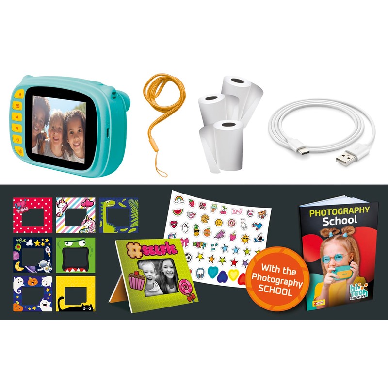 Lisciani Print CAM Instant Camera Hi-Tech Education 4 Inch Full