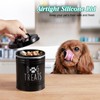 OUTNILI Small Dog Treat Container Airtight - 6" Tall X