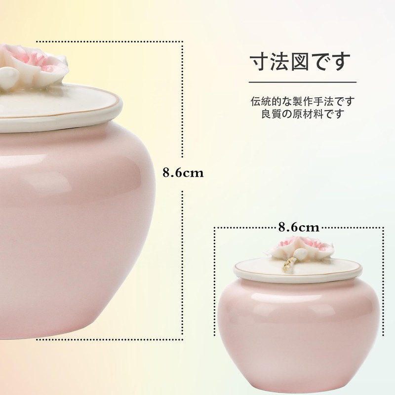 DiDiBirDi Mini Urn, Urn for Partial Bone, Urn Cover for