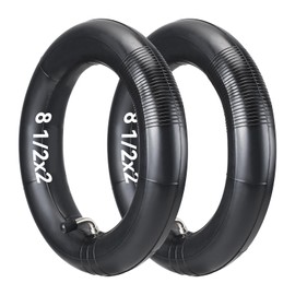 Satgoo E Scooter Inner Tube 8 1/2 x 2, 90° Angled Valve, Double Thick, Wear-Resistant, Shock Absorbing, Comfortable, 8.5 Inch Hose for Dualtron Mini/Gotrax Gxl/Zero 9/Vsett Replacement Hose