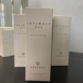 Graydon Intimacy Oil 3.38 Fl Oz / 100 mL Hydrates Smooths Protects With Squalane