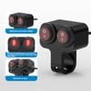 SLNXA Interruptor Para Moto 2 Pasos Aluminio Luces Switch 22mm