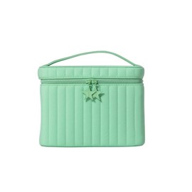Quilted Travel Bags:_Mint