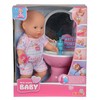 Simba 105036467 - New Born Baby Puppe mit Badezimmer