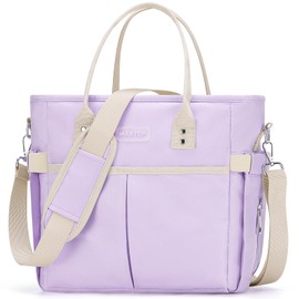 MAXTOP Lunch Bag Women for Work Insulated Thermal Lunch Box with Wide-Open Pocket Reusable Leakproof Cooler Bags with Removable Shoulder Strap for Teacher Nurse Office Picnic Travel Purple