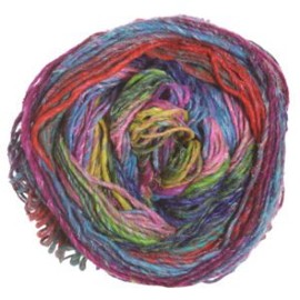 Noro Silk Garden Sock Yarn-87 Turquoise, Pink, Yellow