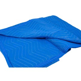 Mytee Products 6 Pack 72" x 80" (85 lb/dz Weight) Heavy Duty Moving Blankets - Blue Woven Polyester Furniture Moving Pads for Protection in Moving or Storage