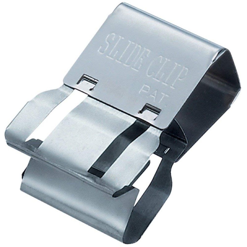 TOHKIN SC-S10S-3 Slide Clip, Small, Silver, 10 Pieces x 3