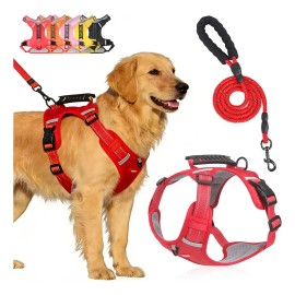 Pecheras Arnes Perro Apto Para Todo Tipo De Cuerpo Ajustable Color Rojo Talla Del Arnés M