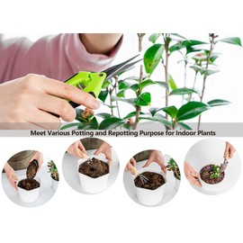 Josteve 5Pcs Succulent Tools Mini Garden Small Gardening Tools Indoor, Pruning Shear Gardening Scissors, Hand Tool kit for Bonsai, Cactus, Fairy, Houseplant of Transplanting, Repotting, Seedling Soil
