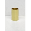 POLISHED BRASS 1" CANDLE SOCKET - 5/16" X 18 THREAD