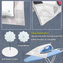 HX AURIZE 16 Pcs/Lightweight Duvet Clips,Comforter Clip,Alternative to Bulky Bed Sheet Fasteners,Keeps the Duvet Cover Holder in Place (white)