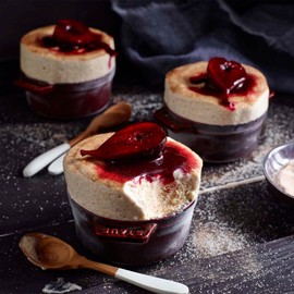 Staub Cast Iron 0.25-qt Mini Round Cocotte - Grenadine, Made in France