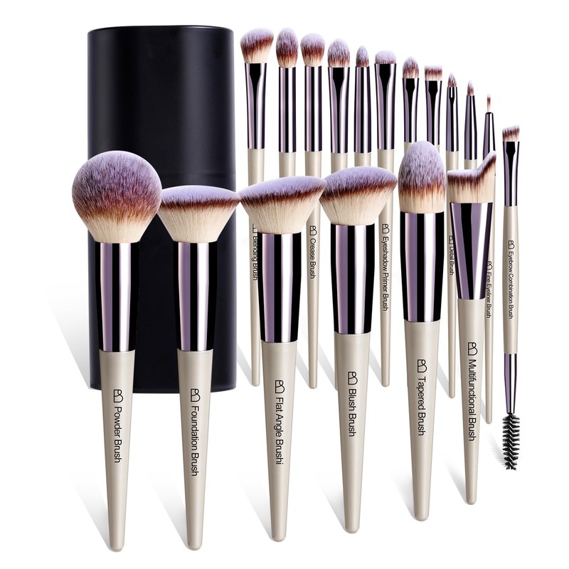 BS-MALL Makeup Brushes Premium Synthetic Foundation Powder Concealers Eye Shadows
