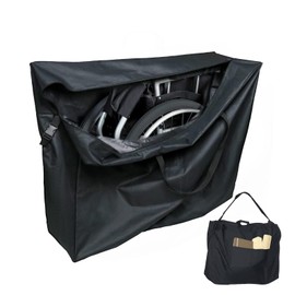 Kasla Rollator Travel Bag,Waterproof Wheelchair Bag for Folding Walker Compatible with Wheelchair Transport Chair Walker Bag for Travel 28" Lx10 Wx30 H