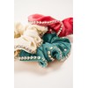 Violet and Brooks Embellished Scrunchie - Teal