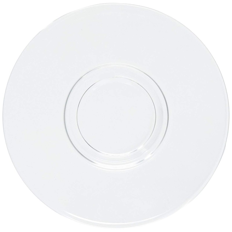 Arcoroc J9827 Voluto Glass Espresso Saucer, 120mm Diameter, Pack of