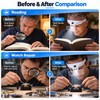 Hand-Free LED Headband Magnifier for Detail Work – 5-Lens Adjustable
