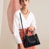 TAIYOU Black PU Leather Bag Strap Adjustable Shoulder Strap Crossbody