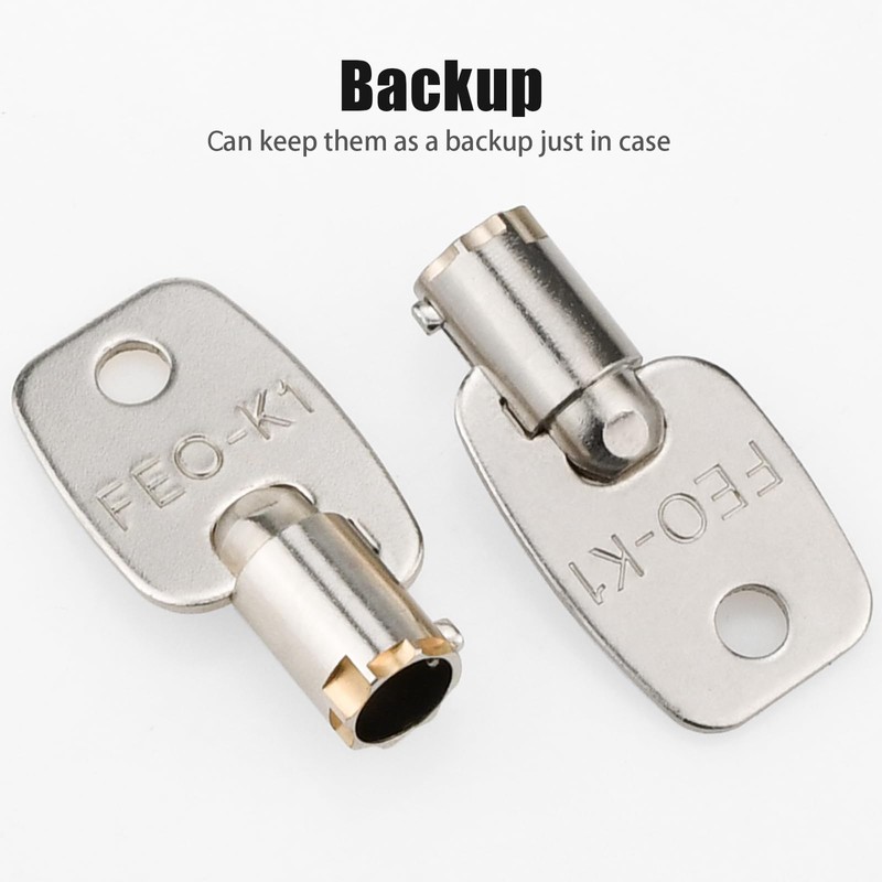 FEO-K1 Elevator Key Fire Service Key Recall Reset Keys, 1-Pack