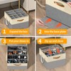 Aokeyee Shoe Storage Organizer for Closet, Large Shoe Box Storage