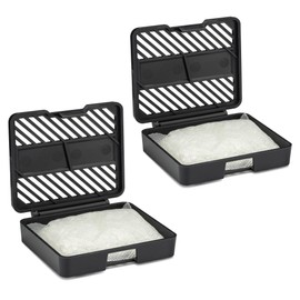 Fresh Wave Odor Removing Fresh Pod | 2 Refillable Fresh Pods & 2 Fresh Wave Packs | Safer Odor Relief | Natural Plant-Based Odor Eliminator for Small Spaces | Garbage Cans, Closets & Lockers