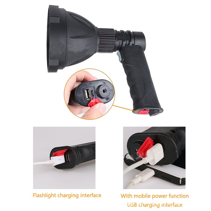 Handheld LED XML T6 Work Light Lamp with Foldable Tripod