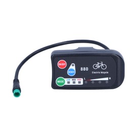 Bnineteenteam Electric Bicycle for KT-LED880 Display, Bicycle Speedometer and Odometer, E-Bike 36V 48V Display Meter, E-Bike Accessories