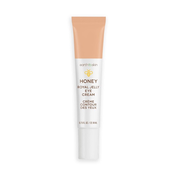 Earth To Skin Honey Royal Jelly Calming Eye Cream, Moisturizing, Soothing and Hydrating (0.75 Fl Oz)