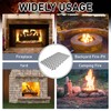 Flamorrow Ember Retainer for Fireplace Grates 16 x 10 inch,