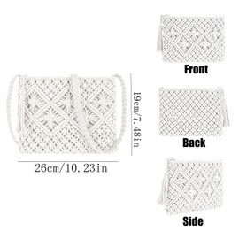 Cross Body Bag Women, Handbags & Shoulder Bags, Women's Cross-Body Bags, White Handbags for Women, White Bag, White Clutch Bag, White Bags for Women, White Clutch Bag, for Vacation, Party, Dating