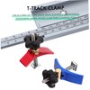 COHEALI 2pcs Carpenter T Slot Clamp Quick Act Hold Down