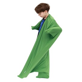 SANHO Dynamic Movement Sensory Sox - Updated Version, Medium, 6-9 years old, 47''LX27''W Green