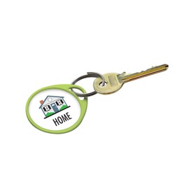 Lucky Line Products Round Label-It Plastic Tags, Assorted Colors with Labels, 25 Pack (25029)