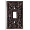 Lulu Decor, Fleur De Lis Cast Iron Switch Plate in
