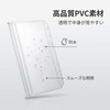 バインダーポケットA6 ファスナーポケット 6穴 ルーズリーフポケット｜小物収納・防水・ファスナーで紛失防止｜家計管理・旅行・通勤に最適｜主婦・旅行者・ビジネスパーソン向け ファスナーケース (クリア(透明）02, 12)