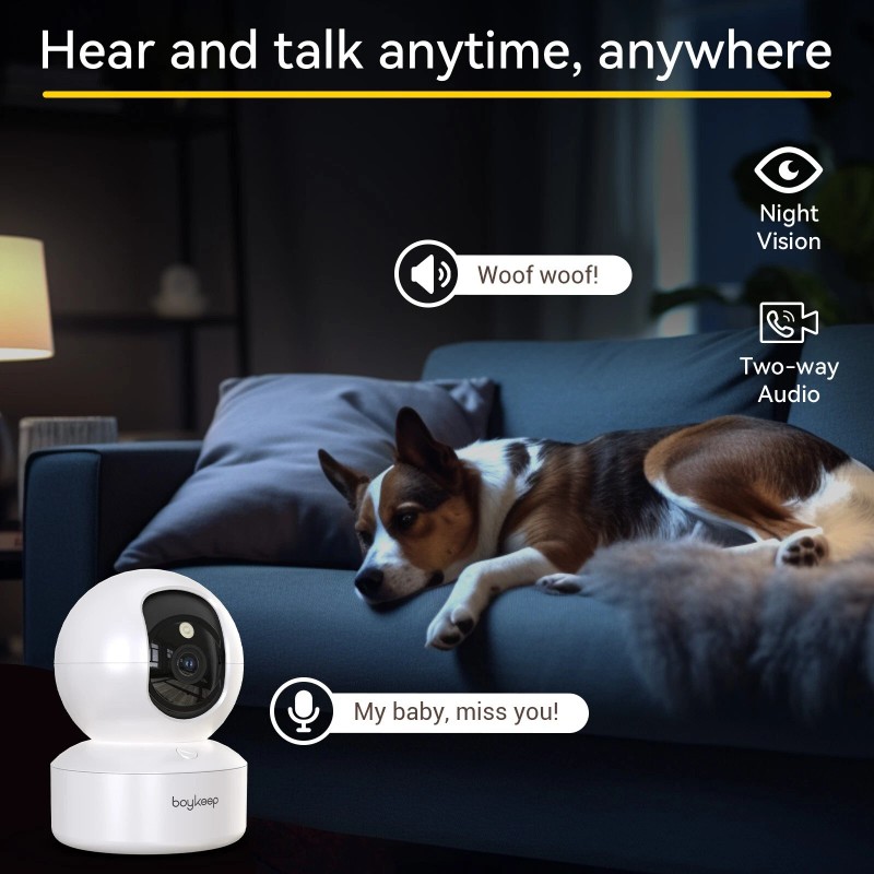 Boykeep Wireless 5G WiFi Security Camera 2K Smart Home Indoor