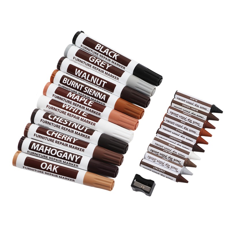 10Pcs Furniture Markers Waterproof Quick Dry Scrub Resistant Widely Used