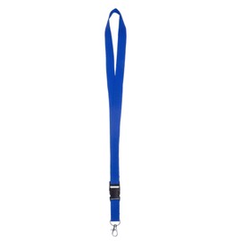 Karteo® lanyard with carabiner hook and buckle, lanyard, 20 mm, card holder for hanging ID covers and card sleeves, for keys, service passes, access cards