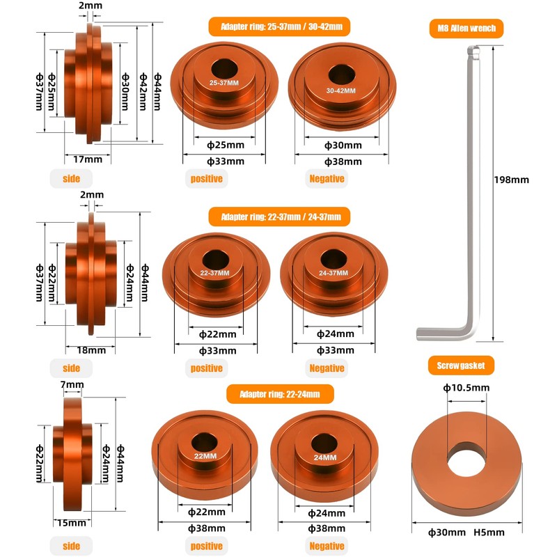 OugeWood Bicycle Bottom Bracket Install and Removal Tool Kit, Bearing