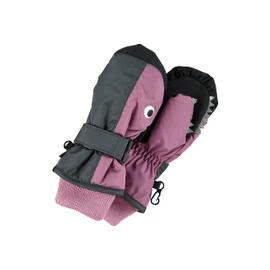 Sterntaler Unisex Children's Thumb, Knitted Cuff and Velcro Mittens, pink