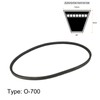 sourcing map O-700 Industrial Lawn Mower Rubber V Belt 700mm